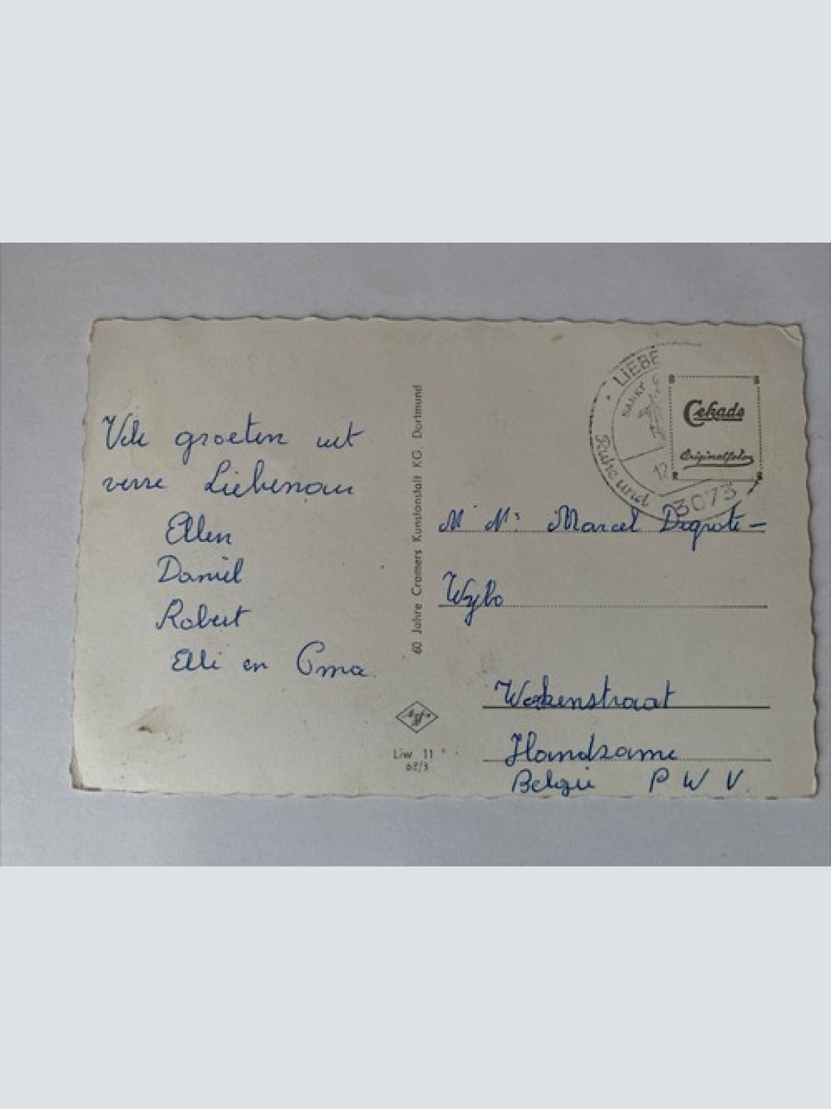 Gruss aus Liebenau Weser 410008 AH