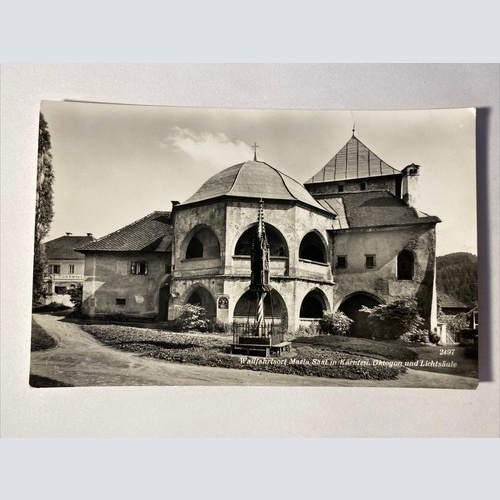 Waifahrtsort Maria Saal in Kärten. Oktogon und Lichtsäule 400571 AH