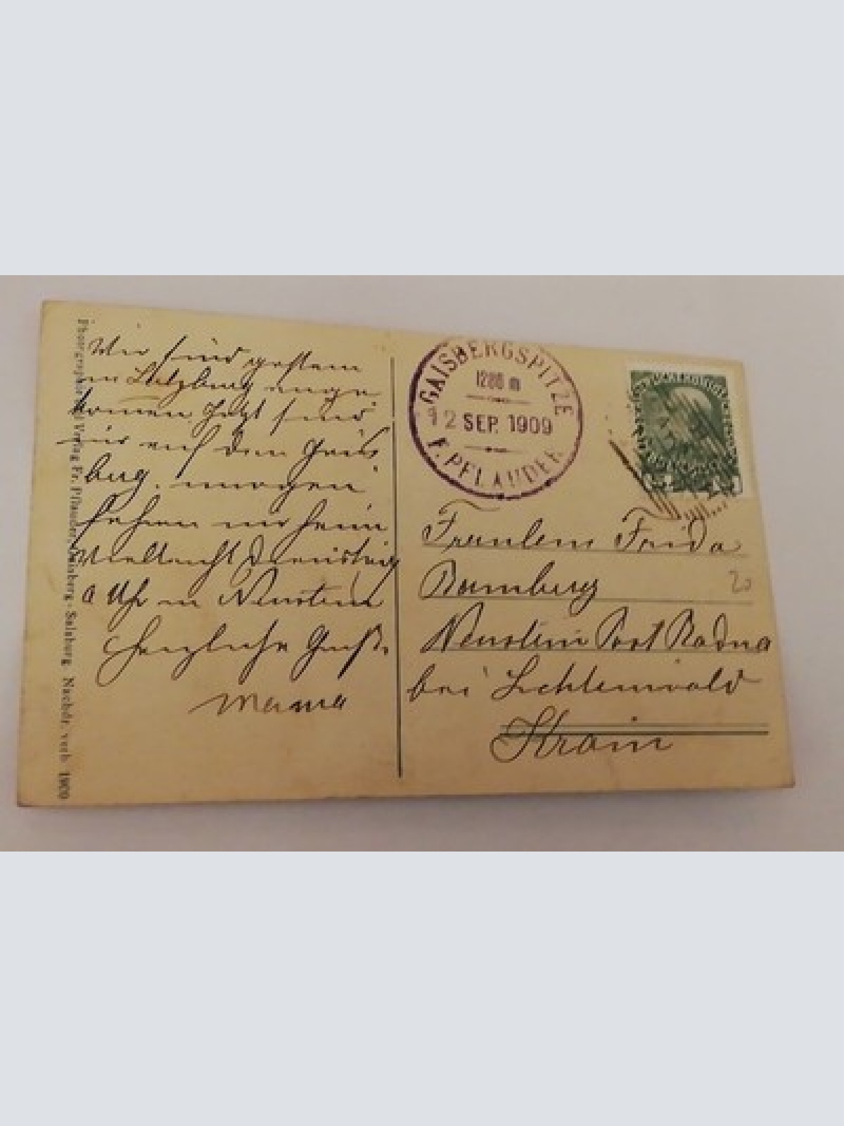 AK Salzburg Aussicht Gaisberg Spitze 600305A tl