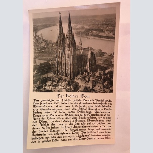 AK, Kölner Dom, Bauwerk (40065 BW)