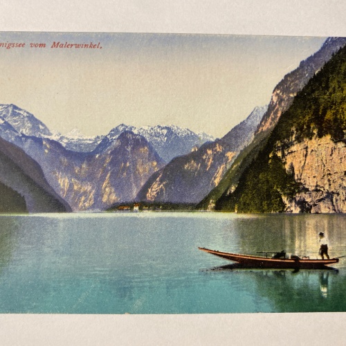 Königssee vom Malerwinkel, Boot 400567 AH A