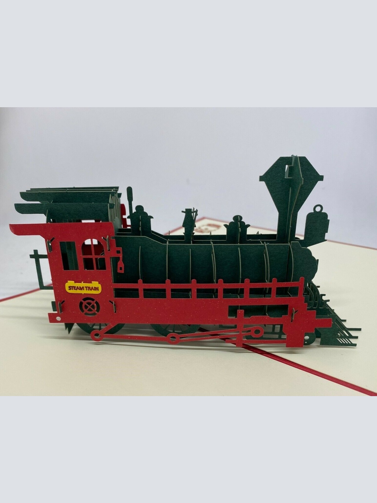 3D Pop Up Karte Eisenbahn