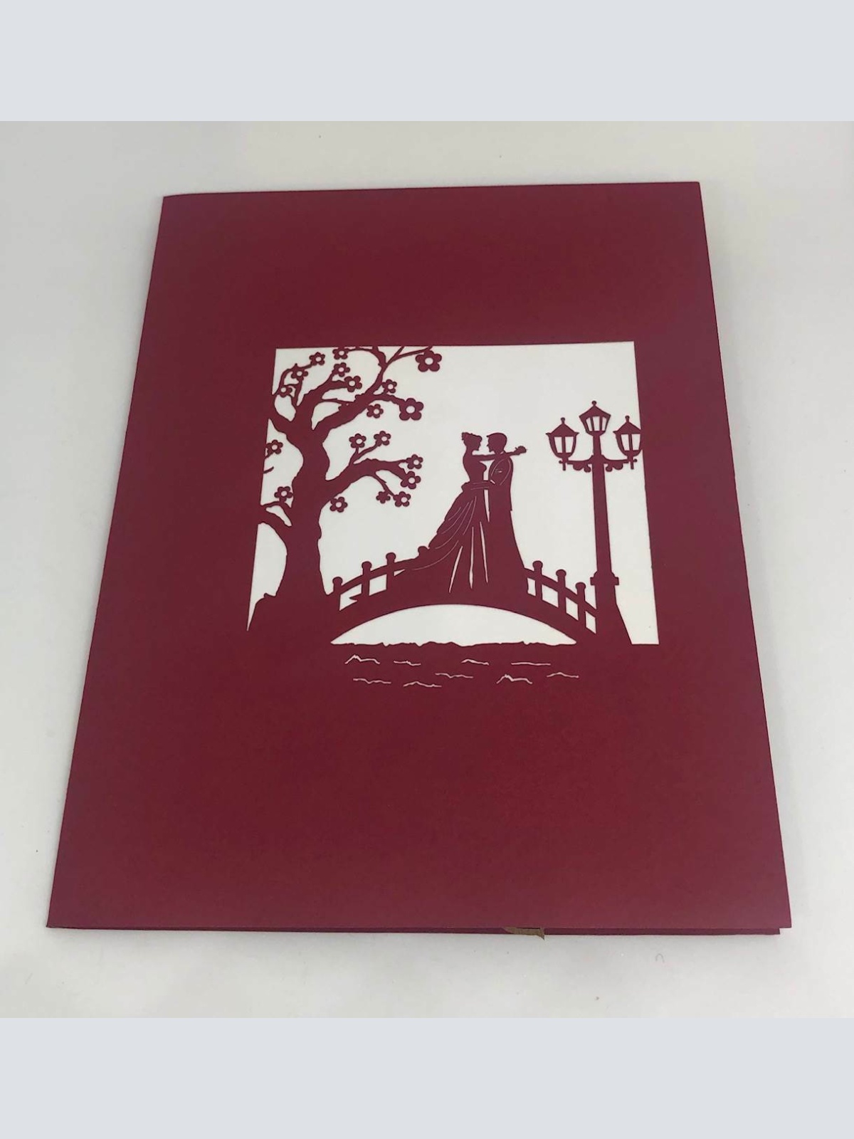 Pop Up Karte 3D Rendezvous Hochzeit Liebe Ehe Verlobung Format 15 x 20 OVP