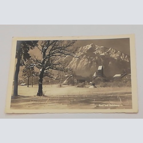 Salzburg Anif Schnee Winter Winterlandschaft Kirche Berg Bäume 600315A tl