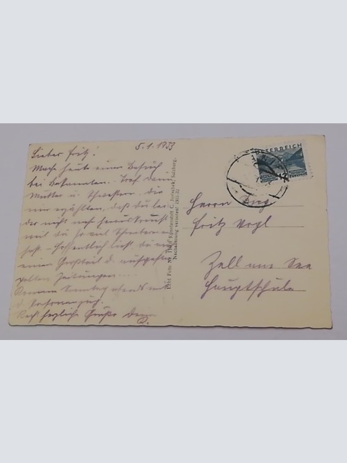 Salzburg Anif Schnee Winter Winterlandschaft Kirche Berg Bäume 600315A tl