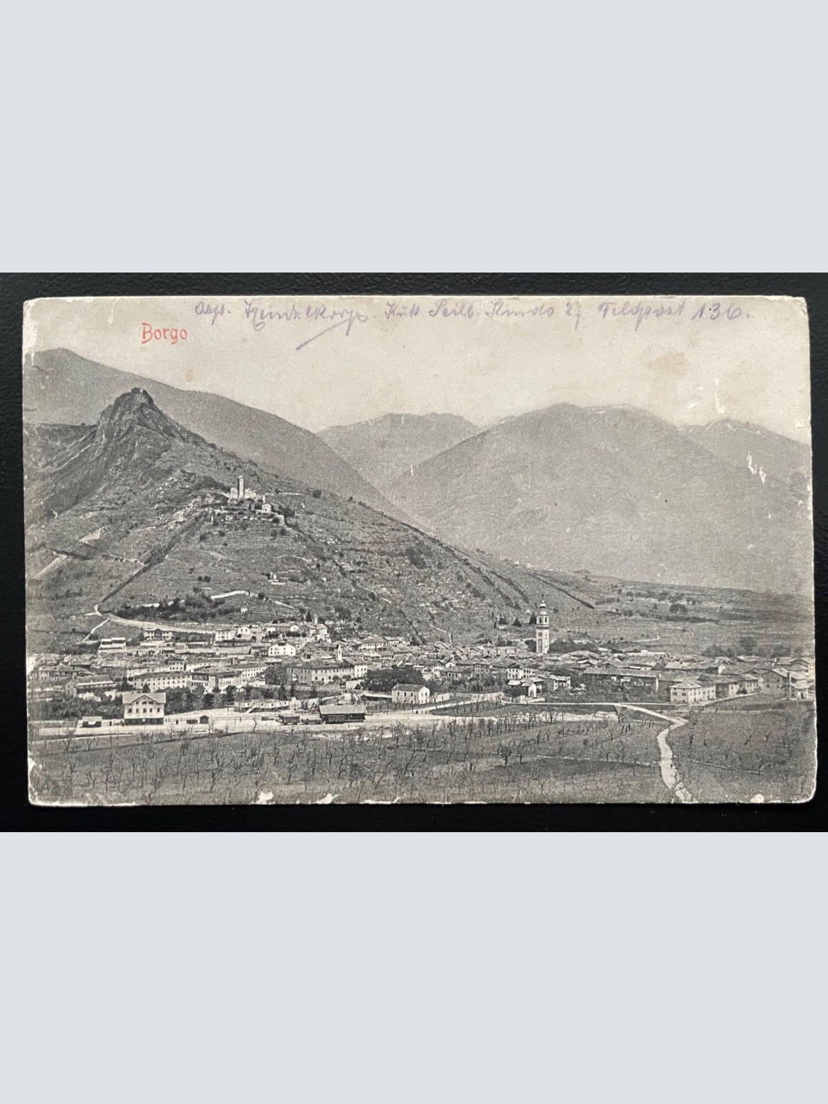 Borgo Valsugana Ort Gebirge Berg Trient Trentino-Südtirol Italien 600180A TH D