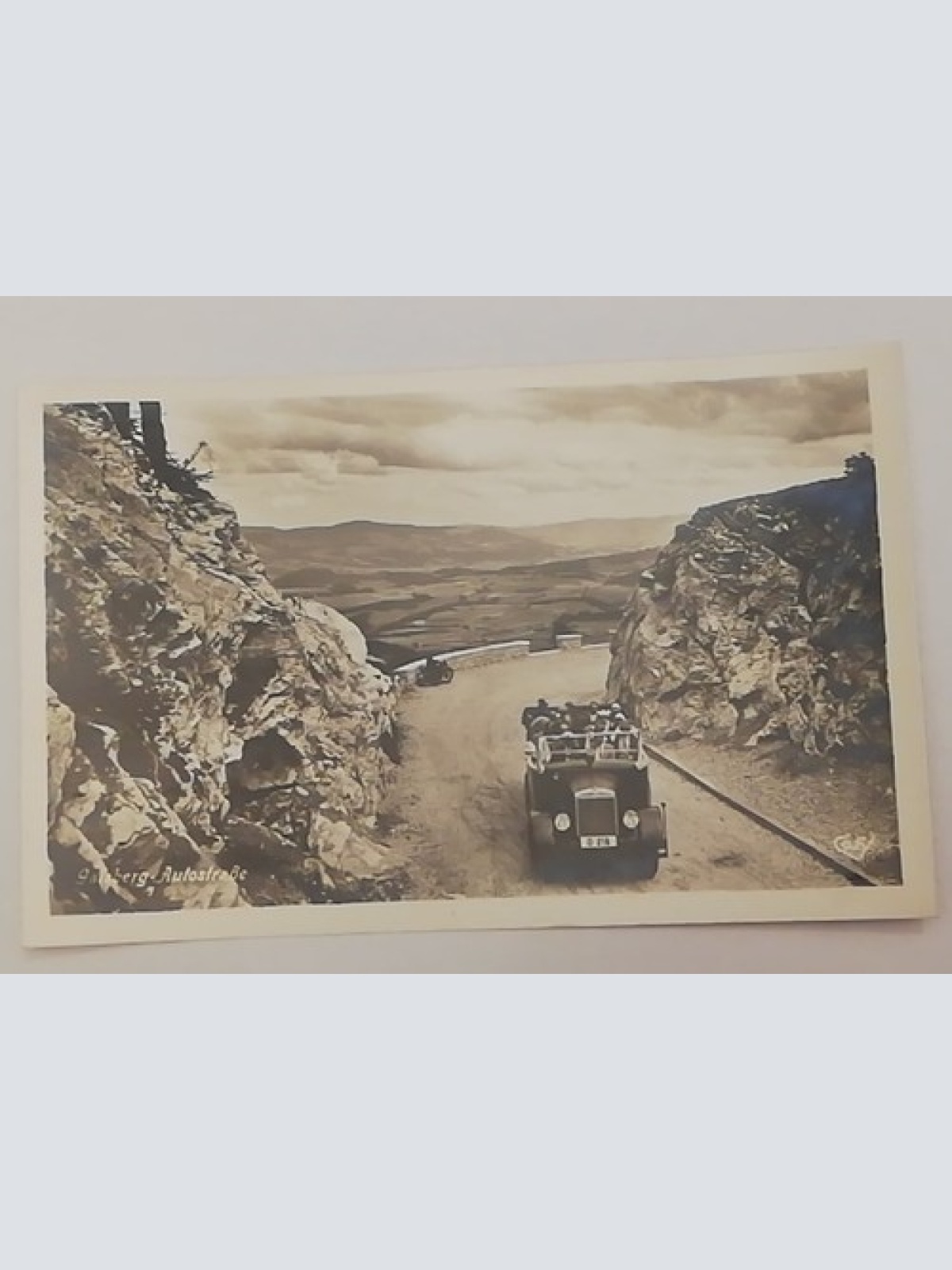 Salzburg Gaisberg Autostraße Auto Automobil Nockstein Gipfel Felsen 600283A tl