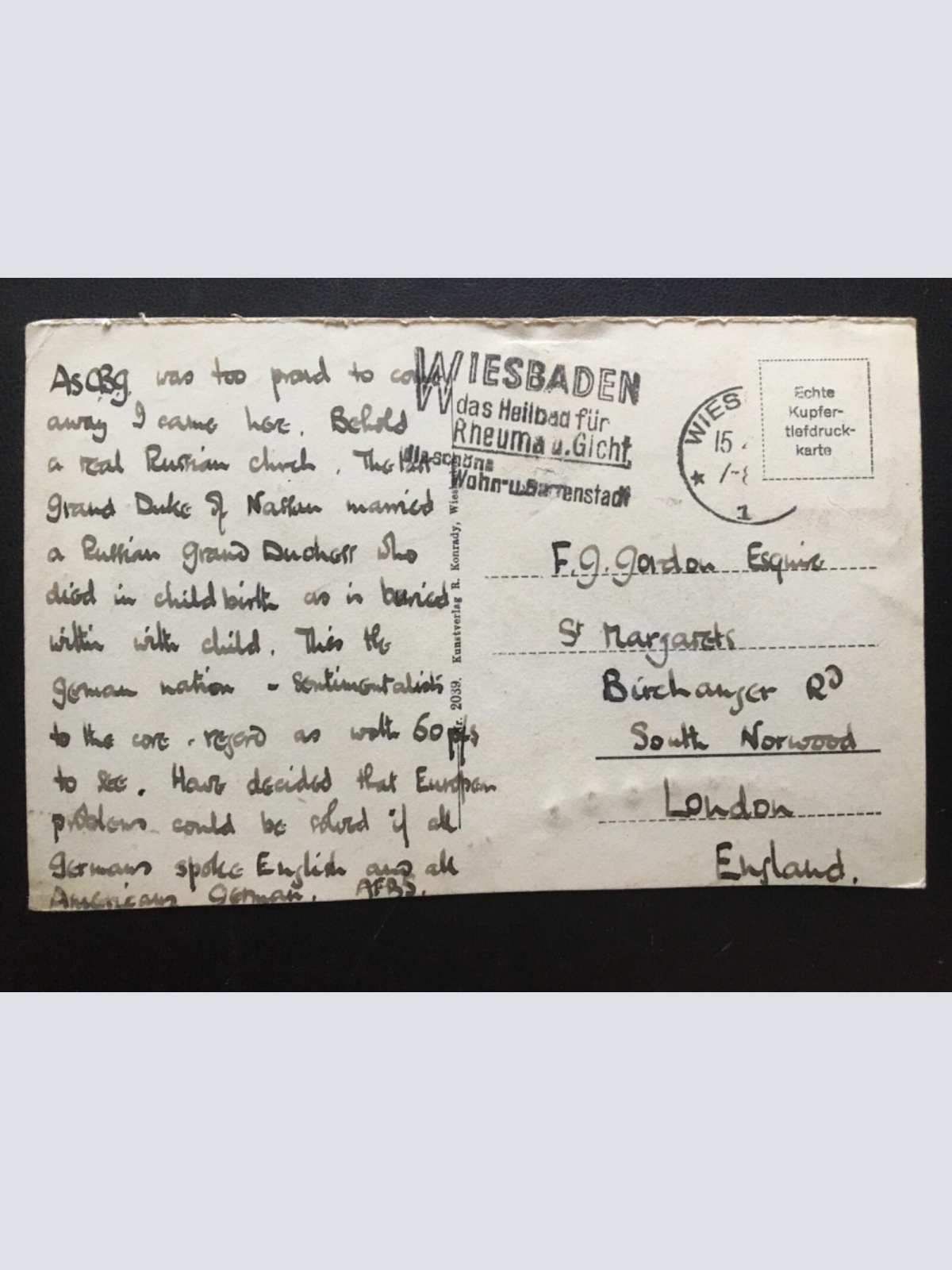 Wiesbaden - Griechische Kapelle - Kirche 180119 TH