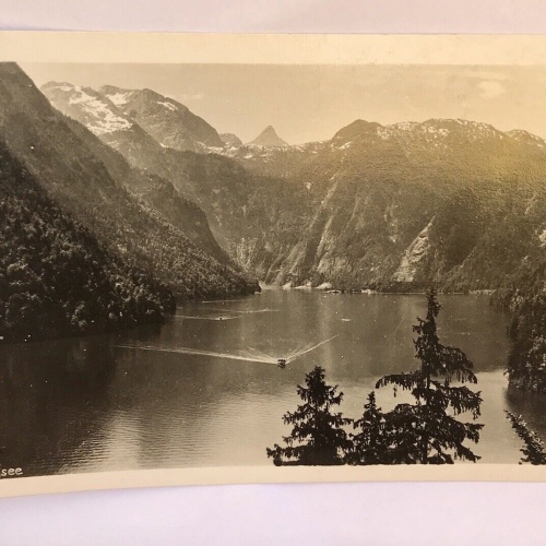 Ak, Bayern, Königssee, Malerwinkel, Schönfeldspitze (40054 BW)