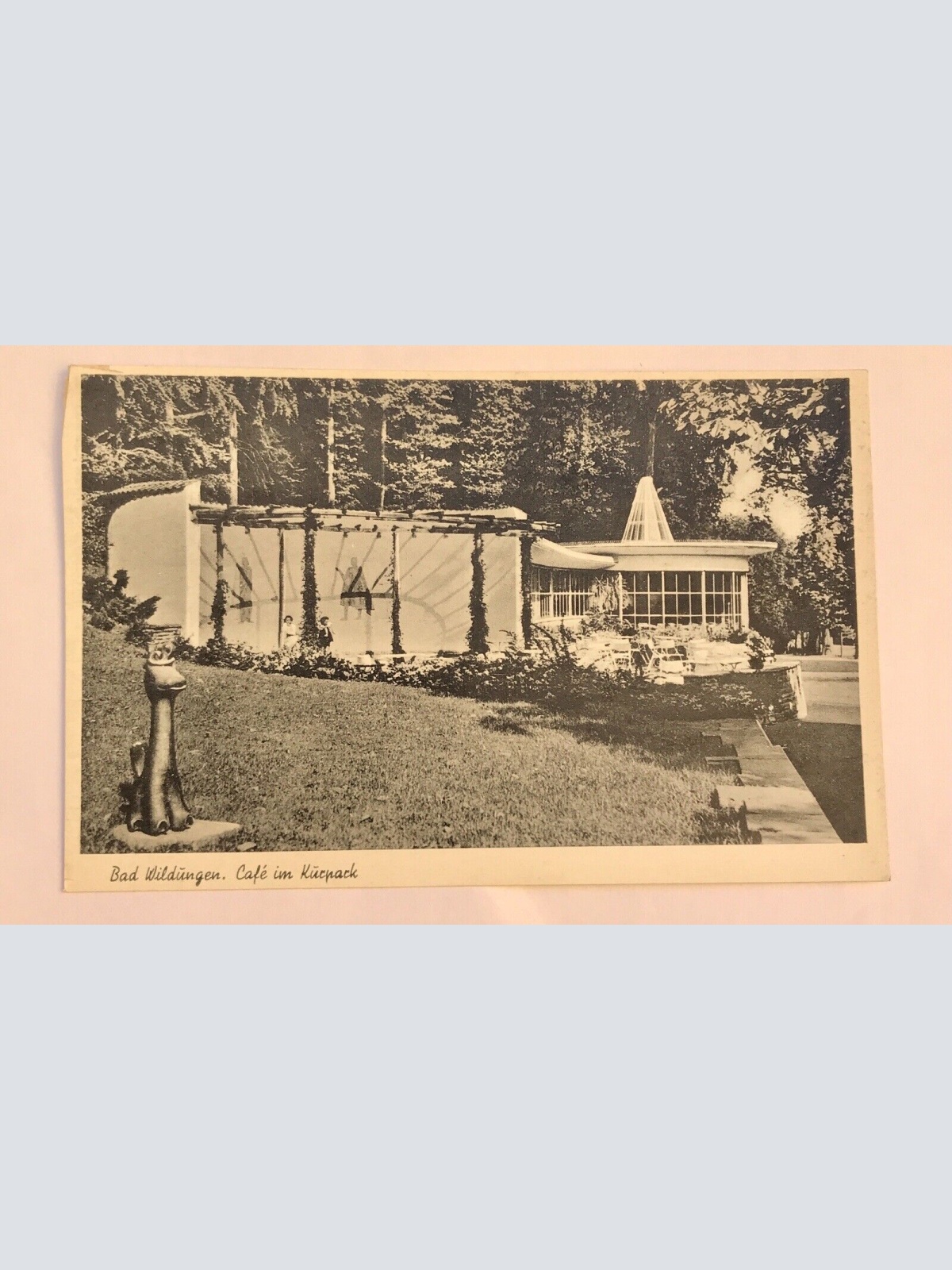 AK, Hessen, Bad Wildungen, Cafe, Kurpark (40011 BW)