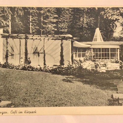 AK, Hessen, Bad Wildungen, Cafe, Kurpark (40011 BW)