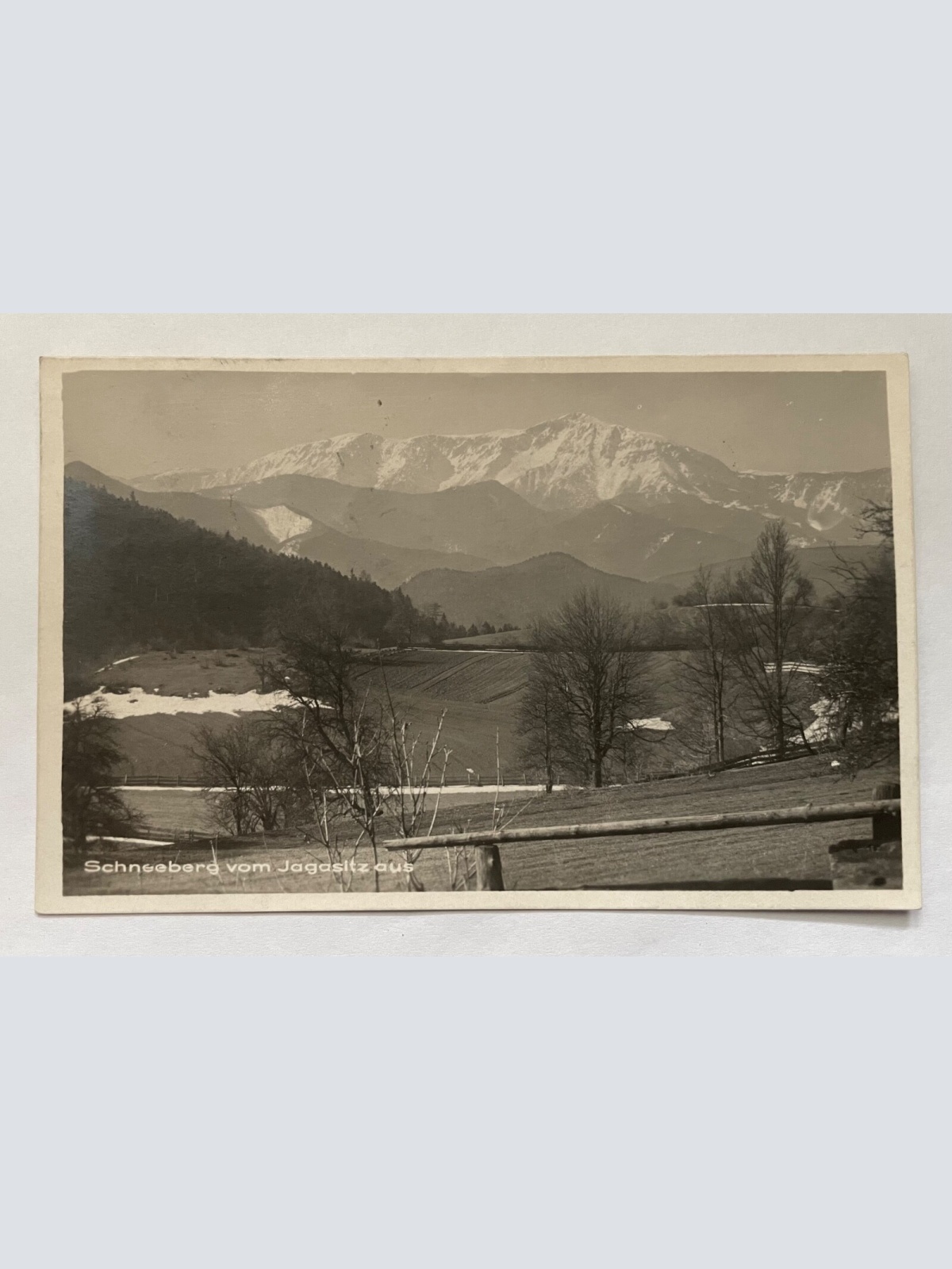 Schneeberg Vom Jagasitz Aus Gasthaus Gebäude Berg Niederösterreich 8417 K TH