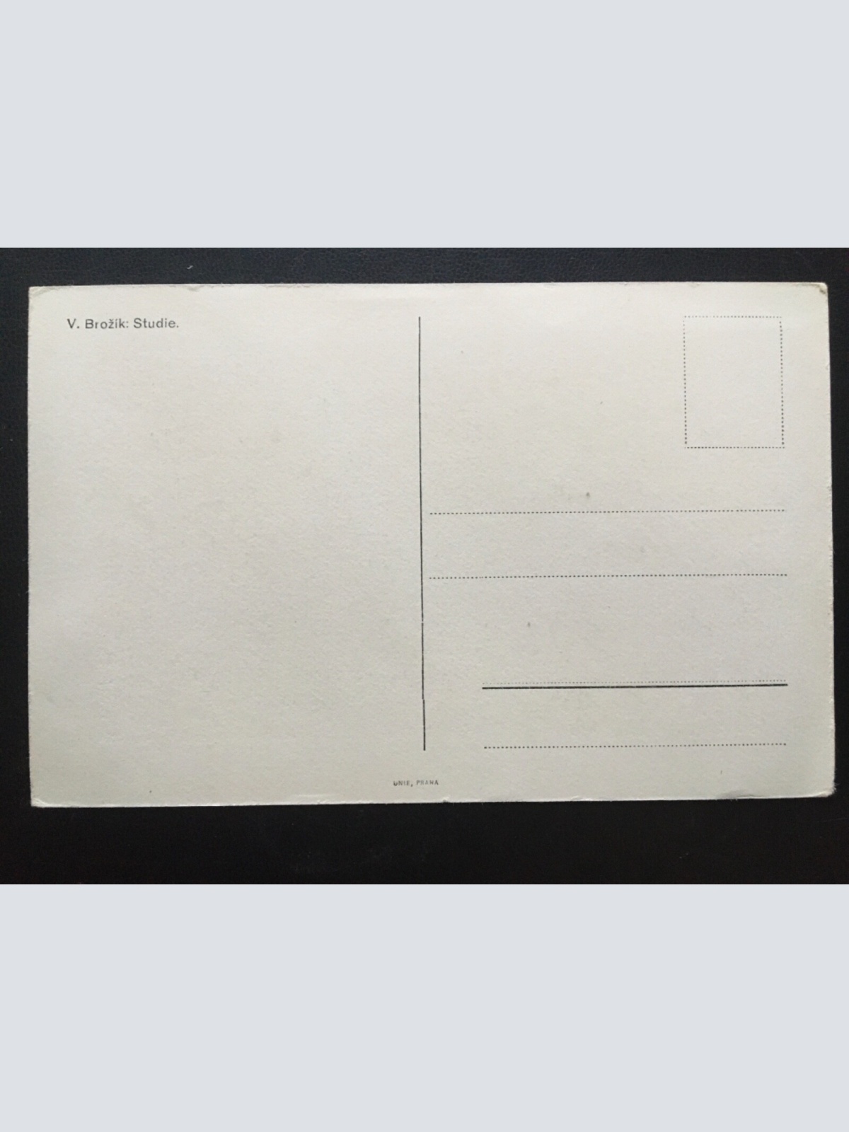 Studie (V.Brozik) - Alte Strohhütte - Haus Ruine - Künstlerkarte 180125 TH G