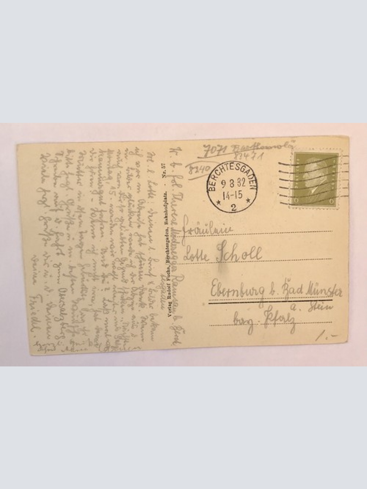 ak, Königssee, St. Bartholomä, Watzmann, Ostwand (40055 BW)