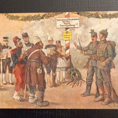 Heute Mit Musik Singende Soldaten Ga