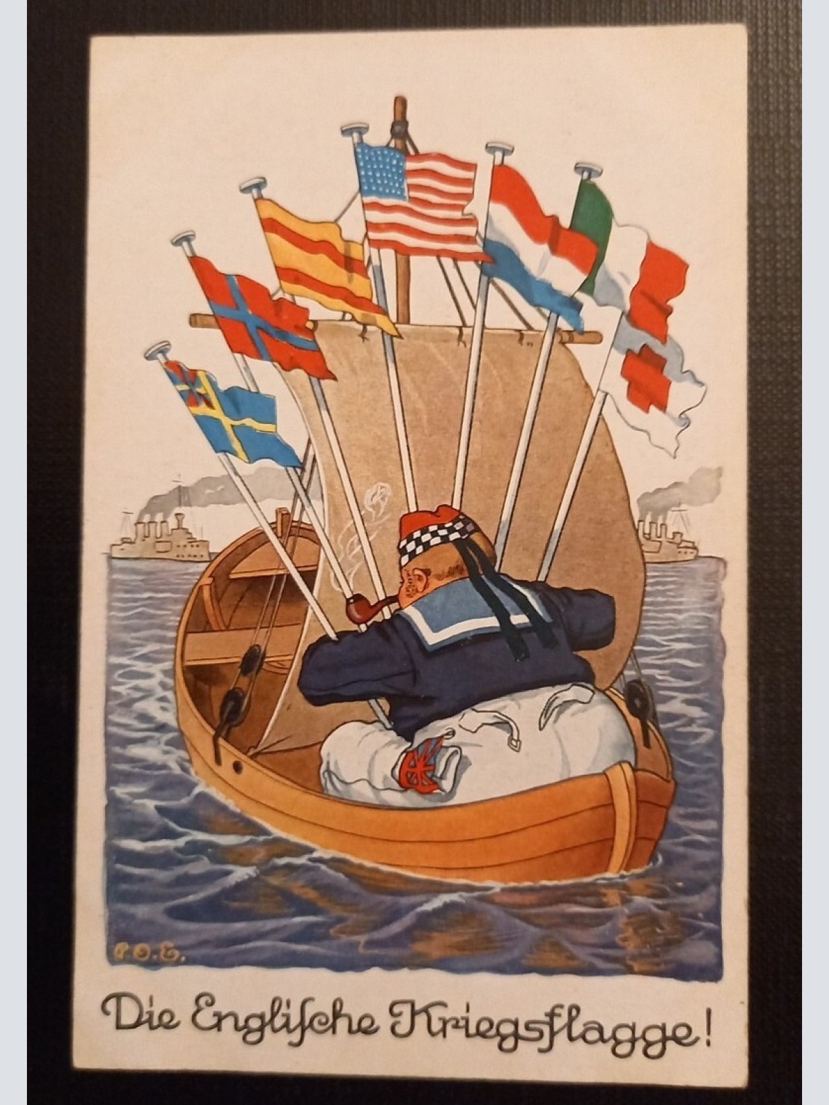 Die Englische Kriegsflagge Ga