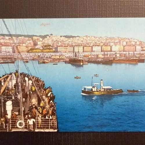 Ansichtskarte Algier Schiff Boot 650206 Ga E