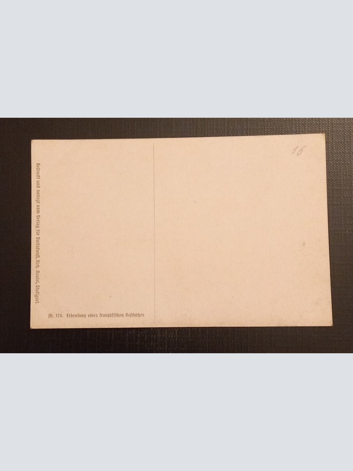 Erbeuten Eines Französischen Geschützes Ga