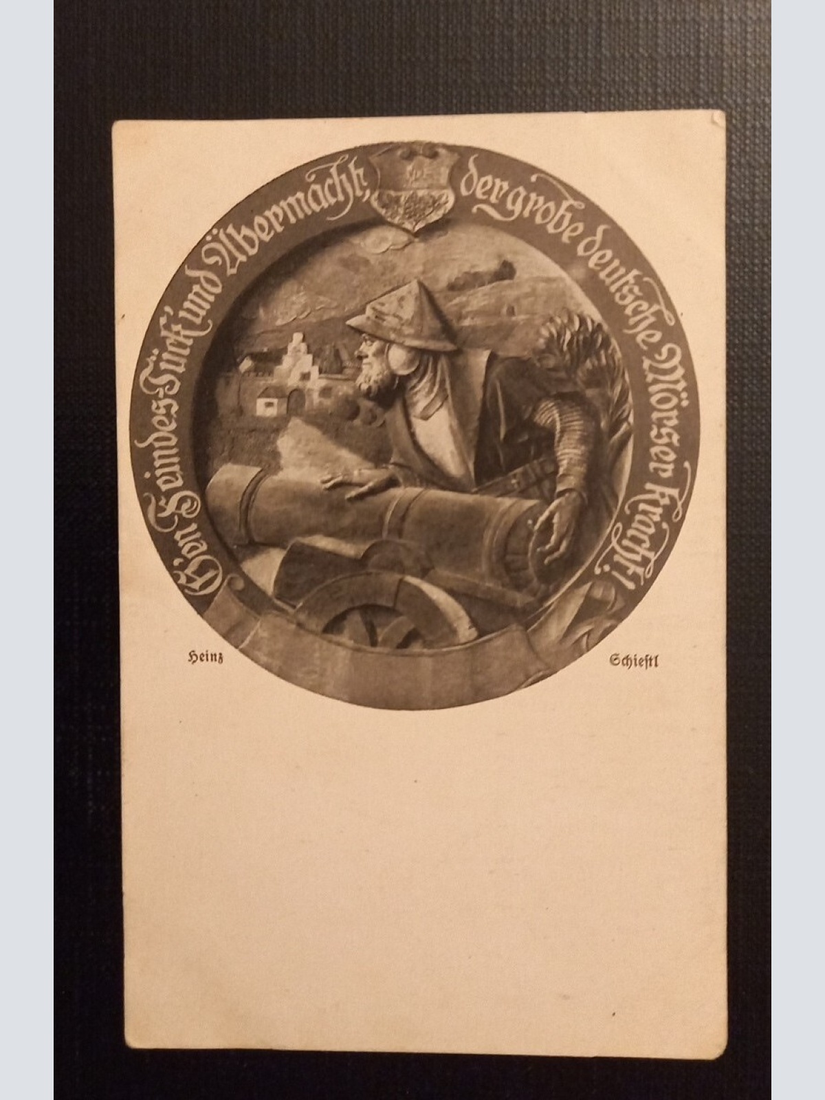 Heinz Schiestl Mann Mit Kannone Ga