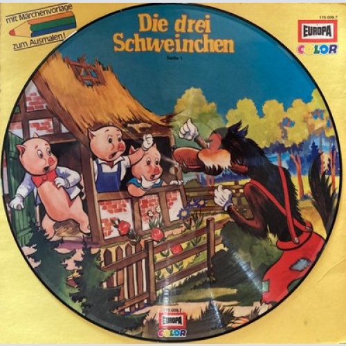 Heikedine Körting - Die Drei Schweinchen (LP, Comp, Pic, RP, Yel)