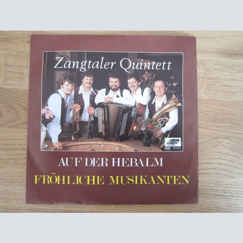 Single - Zangtaler Quintett - Fröhliche Musikanten  (7")