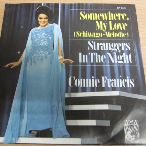 Single /  Connie Francis ?– Somewhere, My Love  / DE   PRESS / RAR /