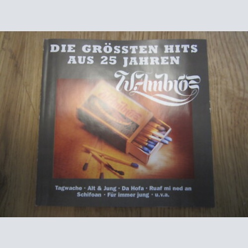CD /  W. Ambros – Die Grössten Hits Aus 25 Jahren / DE  PRESS / RAR /