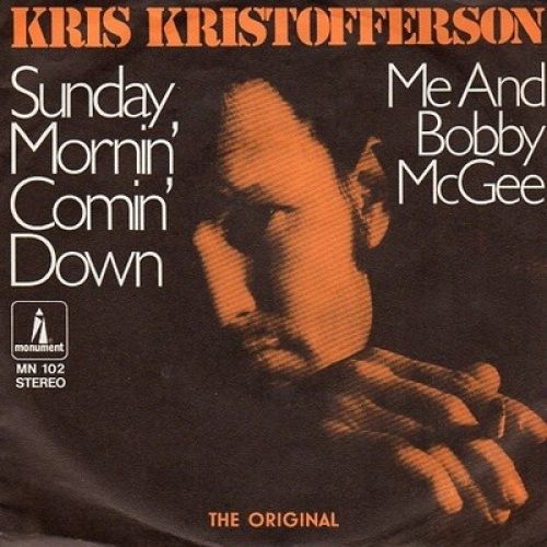 Kris Kristofferson - Sunday Mornin' Comin' Down / Me And Bobby McGee (7")
