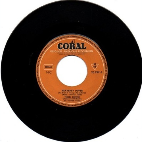 Teresa Brewer - Heavenly Lover / Fair Weather Sweetheart (7")