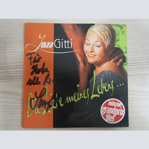 CD / JAZZ GITTI / DIE LIEBE MEINES LEBENS / AUSTRIA / RAR / MIT AUTOGRAMM /