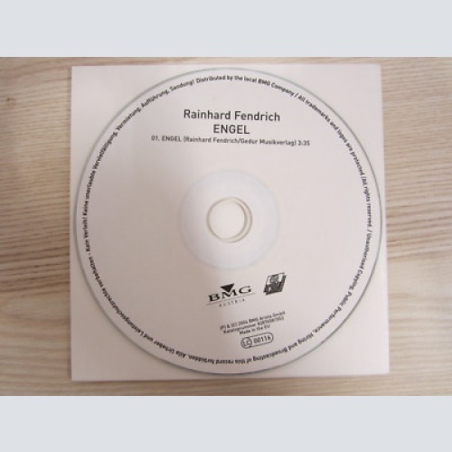 CD /  RAINHARD FENDRICH --ENGEL  / PROMO / AUSTRIA / RAR /
