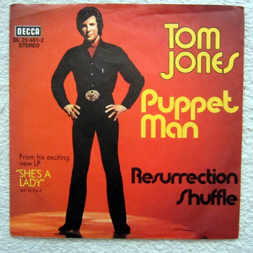 Single / TOM JONES / DECCA / PUPPET MAN / RARITÄT / 60er /