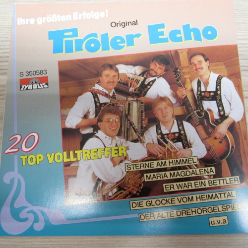 CD / ORIGINAL TIROLER ECHO - 20 TOP VOLLTREFFER  /  TOP RARITÄT /