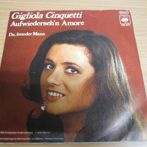 Single / Gigliola Cinquetti ?– Aufwiederseh'n Amore     / DE PRESS /   RAR /
