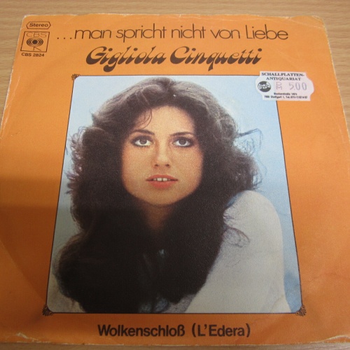 Single /  Gigliola Cinquetti ?– ...Man Spricht Nicht Von Liebe  / DE PRESS /