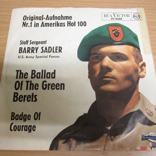 Single / Staff Sergeant Barry Sadler ?– The Ballad Of The Green Berets / DE Pres