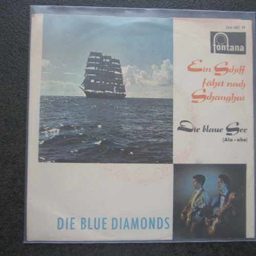 Single / Die Blue Diamonds – Ein Schiff Fährt Nach Schanghai / DE Press /