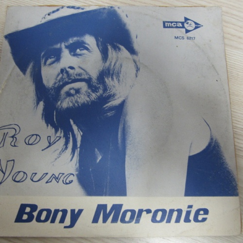 Single /  Roy Young  ?– Bony Moronie  / ITALY PRESS / RAR / 1972 /