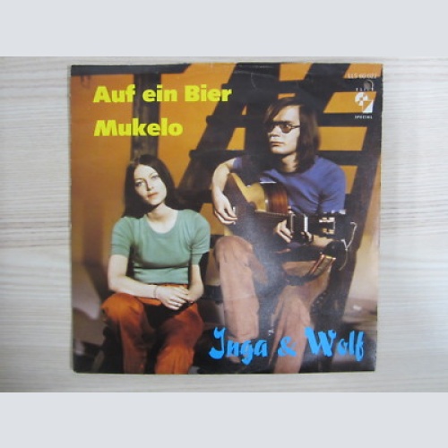 Single /  Inga & Wolf ?– Auf Ein Bier / Mukelo  / SWISS PRESS /  1973 / RAR /