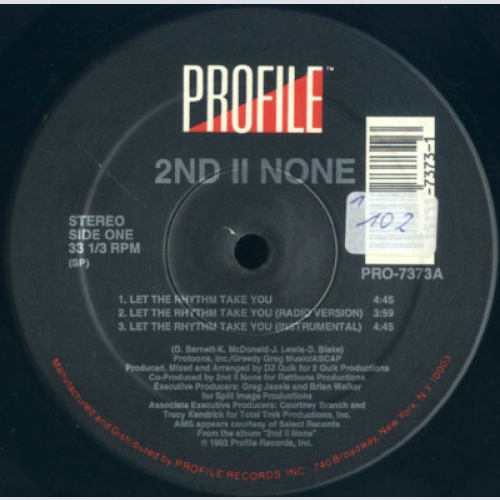 2nd II None - Let The Rhythm Take You (12", Single)