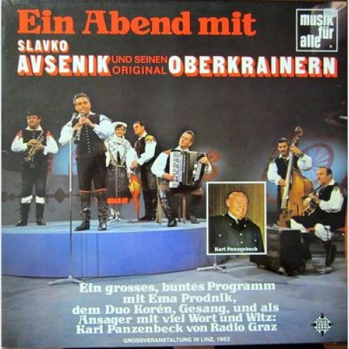 LP / SLAVKO AVSENIK UND DIE ORIGINAL OBERKRAINER / KARL PANZENBECK /