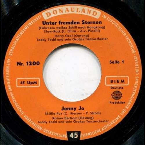 Harry Graf / Rainer Bertram / Gerd Fitz - Unter Fremden Sternen / Jenny Jo / ...