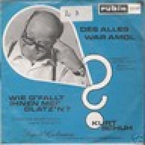 Single / KURT SCHUH / Rubin Record / Selten /