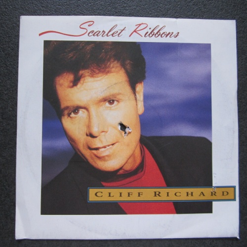 Single / Cliff Richard – Scarlet Ribbons / DE Press /