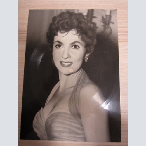 Single / GINA LOLLOBRIGIDA   / DAS KLINGENDE AUTOGRAMM / RARITÄT /