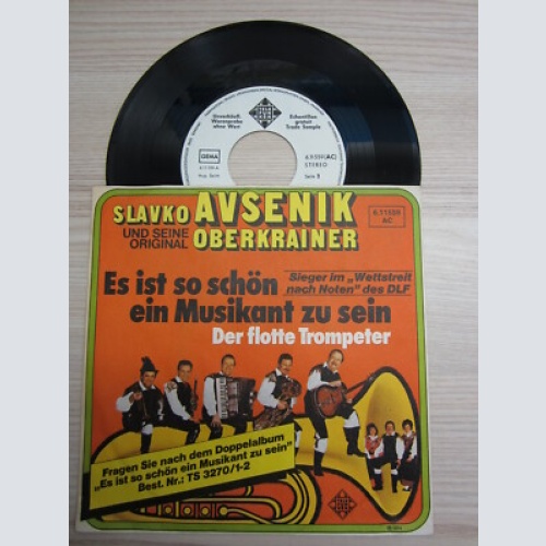 Single / Slavko Avsenik - Orig. Oberkrainer  / TESTPRESSUNG /  Es ist schön ein