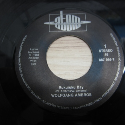 Single / Wolfgang Ambros ?– Rukuruku Bay  / AUT PRESS / RAR /