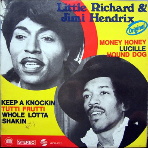 LP / JIMI HENDRIX & LITTLE RICHARD / RARE PRESSUNG / RARITÄT /