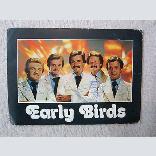 EARLY BIRDS  AUTOGRAMMKARTE MIT ORIG.AUTOGRAMM TOP RARITÄT