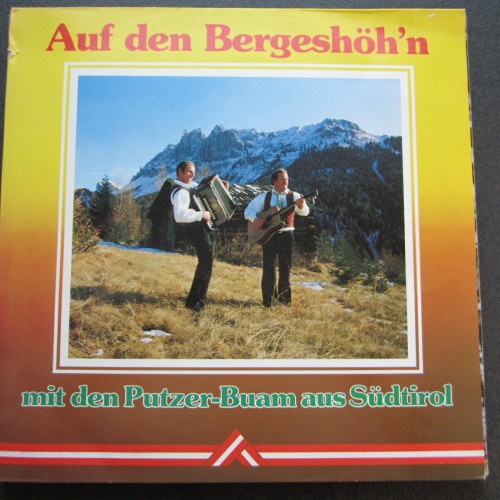 LP /  Die Putzer-Buam - Auf Den Bergeshöh'n / CBS Rec / Austria /  Promo /